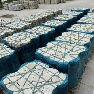 新余黄金麻冰裂纹 碎拼