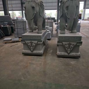 新余芝麻灰花岗岩对象 芝麻白芝麻灰大象