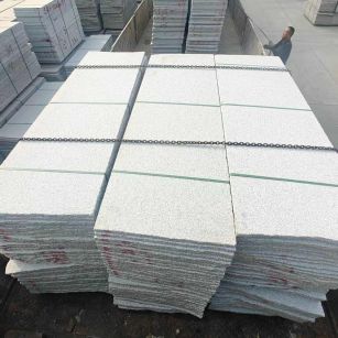 新余芝麻白毛板，石材毛板